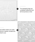 Close-up of White Pearlized Bubble Mailers 14x16 Inch With 4 Inch Flap Waterproof Shockproof Padded Envelopes showing durability.