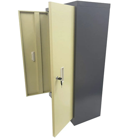 60 Drawer Steel Parts Storage Cabinet With Lockable Doors For Bolts Nuts Hardware And Craft Tools Heavy Duty Welded Steel Powder Coated Finish