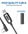 Programming Cable For UV 5R BF 888S BF F8HP Ham Radios With CHIRP And Plug And Play Setup On Windows And Mac USB close-up
