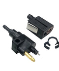 Rugged Outboard Fuel Line Connector Set For Nissan Tohatsu Evinrude Johnson OMC 4HP Through 30HP Includes Male And Female Engine Side Couplers