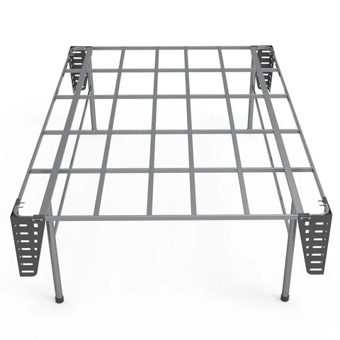 Heavy Duty Adjustable Headboard Brackets With A Lockdown Grip For Metal Platform Bed Frames Smooth Operator Assembly Fits 14 16 18 Inch Sets