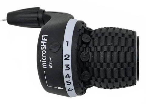 MTB Twist Grip Shifters MS25-6 3x6 Speed DIP Compatible for Shimano Right 1-6 view