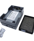 No Sweat Automatic Screw Feeder Tool That Safely Organizes One To Four Millimeter Bolts Quick Using Auto Vibe Sort Motor with gray base and sorting tray.