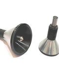 Dead Nuts Accurate Bell Punch Center Tool For Lightning Fast Round Bar Layout nailing exact marks on hardened steel rods.