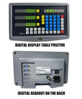Front and back view of 3 Axis Digital Readout Panel With Color LCD Display For Milling Lathe And Grinder Your Go To Wire EDM.