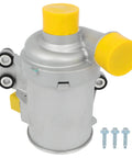 Heavy Duty Electric Water Pump Replacement For Volvo XC90 XC60 S60 S90 V60 V90 XC40 2016 To 2020 Straight Drop In unit with yellow cap.
