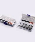 Open cases of Assorted Compression Springs Kit 0.3mm Wire 200 Pcs 304 Stainless Steel for Machinery Industry Equipment Repairs
