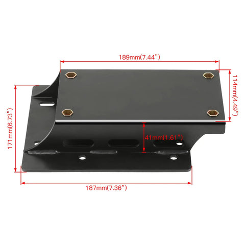 Torque Converter Riser Plate Kit Replacement For Predator 212cc 224cc 196cc Engines with dimensions shown
