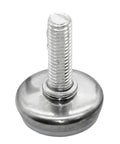 Easy Twist Adjustable Furniture Feet Screw In For Tables Chairs And Sofas 4 Or 8 Pcs Fits M6 M8 M10 Metal Face With Nylon Glide Pads For Smooth Leveling And Stable Leg Support, threaded metal furniture foot