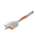 Crescent flat spade drill bit, front-angle view, 6 in x 1-1/2 in, steel with orange label