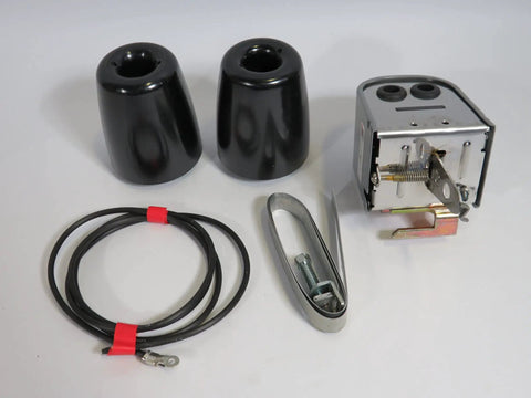 F59 Series Sump Pump Switch DPST Action With External Mounting Universal Bracket And Drop Cord Wiring components