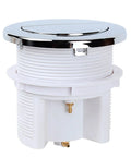 Beefed-Up Double Drain Pneumatic Toilet Valve Kit High Efficiency Low Maintenance Flush Valve With Ergonomic Button Durable ABS Construction Erosion-Resistant Drain Gate For Powerful Water Release At Home And In Industrial Facilities, ABS, 66-75 mm
