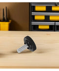 Heavy Duty Furniture Levelers Set 30 Pcs Adjustable Screw Feet For Leveling Uneven Floors Non Slip Nylon Base on wooden tabletop