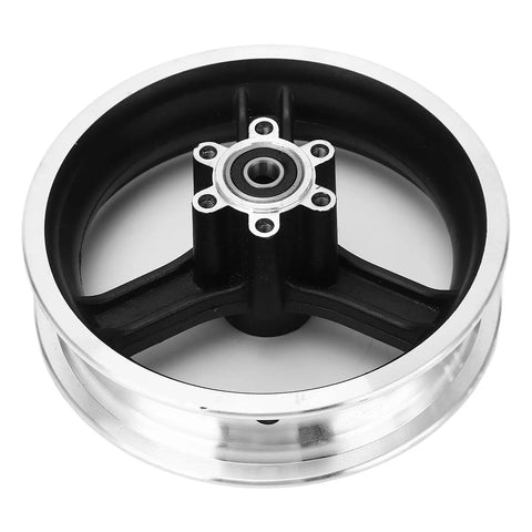 10 Inch Electric Scooter Front Wheel Hub Replacement Part Made From Lightweight Aluminum Alloy With Excellent Heat Dissipation
