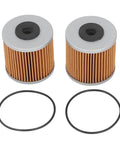 2 Pack Hydraulic Transmission Filter Kit Replacement For Lawn Mower And Garden Equipment With O Rings, Pro Grade Filtration For 71943 21548300, Easy Install Keeps Fuel System Clean And Engine Running Smoothly