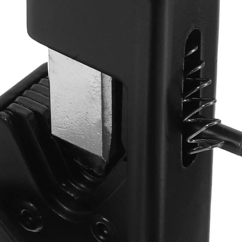 Close-up of Heavy Duty Hammer Lug Crimping Tool showing durable steel jaws and mechanism for automotive wiring.