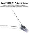 2.4GHz ER16 ELRS FPV 16CH Receiver With Dual IPEX MHF 1 Antenna For T12D T16D TX16S ExpressLRS RC Transmitter top view