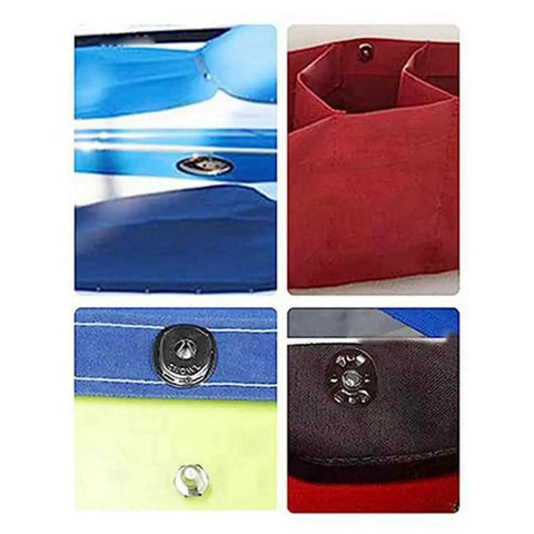 No Sweat Setup Heavy Duty Canvas Twist Lock Fasteners Turn Button Eyelet Studs 40 Sets With Washers for securing marine tarps.