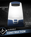 Smart Multi Color LED Lantern 1200 Lumen Rechargeable Camping Light For Indoor And Outdoor Use With USB App Control 360 Degree Brightness And Color Options Perfect For Backyard Campouts showcasing durable construction and water resistance.