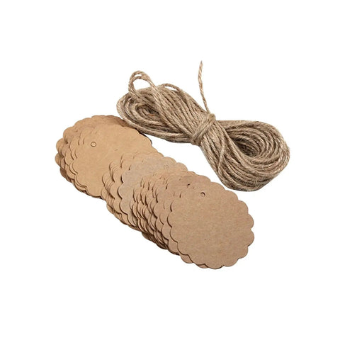 Bulk 2000 Kraft Paper Tags Round Bookmarks Blank Gift Price Hanging Cards For Jewelry And Craft Supplies Thick Manila Paper With Durable Tear Resistant Build And Smooth Double Sided Matte Writable Surface, round kraft tags with twine