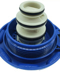 Heavy Duty Coolant Expansion Tank Cap For Audi A4 A5 A6 A7 A8L S4 S5 Q5 Q7 Q8 RS4 RS5 VW Touareg Porsche Direct Fit Replacement Surge Tank Cap 4M0121321J 4M0121321K showing top view