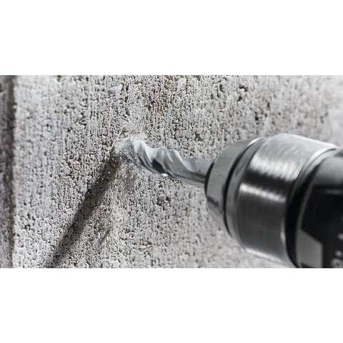 Pro Grade 14 Piece Fast Spiral Rotary Masonry Bit Set For Brick, Block And Concrete Drilling, Carbide Head For Long Life