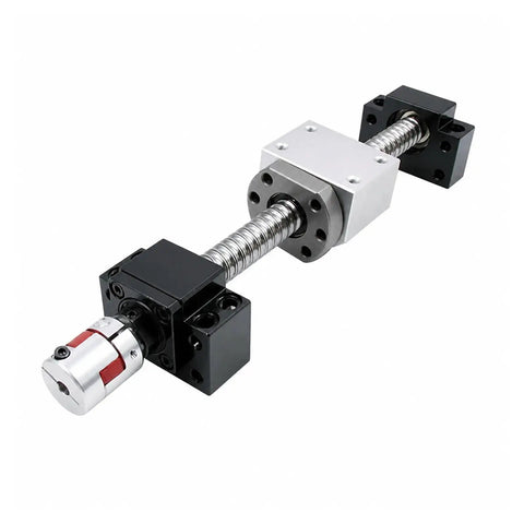 Awesome Ball Screw Kit With SFU2005 And SFU2010 For CNC Router Plus 20mm Rod, BKBF15 support, coupler