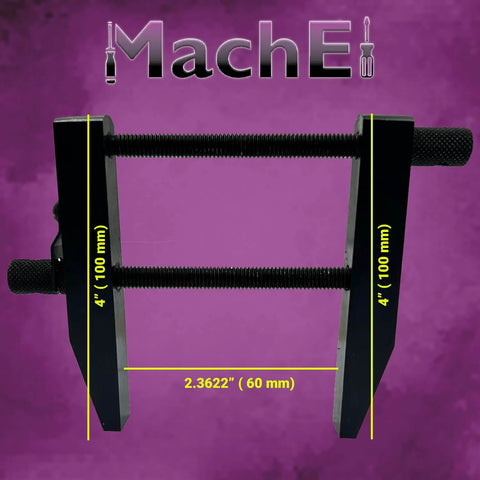Parallel Clamp Vise For Toolmakers, Heavy Duty Craft DIY Clamp With Non Marring Jaw Pads, Multi Size Set From 2 Inch To 6 Inch, Durable Workbench Clamp For Woodworking, Metalworking And Precision Hobby Projects, 4-inch black steel parallel clamp