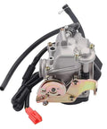 GY6 50Cc Carburetor Big Bore 18Mm for 139QMB 139QMA engines, ideal for Taotao and Chinese scooters, ATVs, go-karts, mopeds; front view