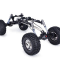 High Clearance LCG RC Crawler Chassis Kit With Carbon Fiber Rails, Portal Axles, Forward Gearbox, And Beefed Up Adjustable 70 To 100mm Shocks