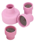Ceramic Cup Kit Set for Welding Torch, 5 Pcs Alumina Cups With 12, 14, 16, 24 Diameters and a 2.4mm Center Hole Diameter