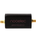 Cut Through Broadcast Noise With This Premium Am Bandstop Notch Filter Designed For Rtl Sdr Software Defined Radio Kits Blocking 300Khz To 1900Khz Dead Quiet With Sturdy Sma Links, compact black filter with SMA connectors.