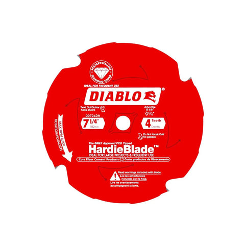 Heavy Duty Fiber Cement Saw Blade With PCD Triple Chip Teeth For Siding Cuts 7 1/4 Inch Carbide Replacement Low Dust Build That Shreds Hardie Boards And Delivers Slick Clean Cuts With Zero Fuss Everyday Contractor Results