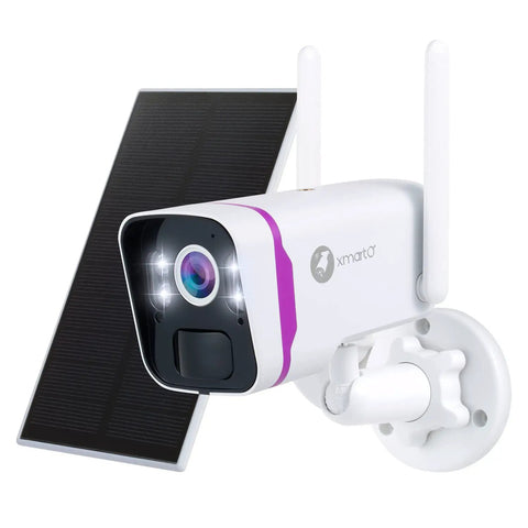 Solar Powered Wireless Home Security Camera System With Four Cameras And 4MP QHD, NVR Supports Ten Channels Expandable To 4K, Easy Plug And Play Setup, No Power Cables Needed, Over 120 Days Video Storage, Ideal For Home Or Small Business