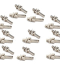 10 Sets Replacement Eyewear Hinges For Glasses And Sunglasses With Spring Hinges Alloy Silver Tone Easy Install Non Fading Ergonomic Design