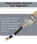 Propane To Natural Gas Conversion Kit For Weber Genesis Grills Genesis II Spirit Spirit II With Regulator and Hose