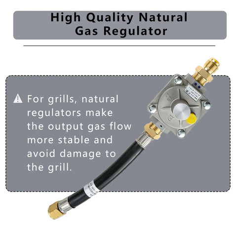 Propane To Natural Gas Conversion Kit For Weber Genesis Grills Genesis II Spirit Spirit II With Regulator and Hose
