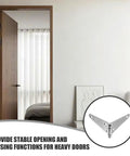 Heavy Duty 5 Inch Gate Strap Hinges Galvanized Iron 2 Piece Set With Installation Screws for heavy doors