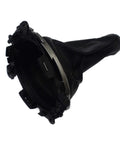 Black Stitched Shift Boot For 2009 To 2011 Honda Fit 1.5L Direct Replacement Easy Install Durable Car Interior Trim Cover With Precise Fit Oem Style Look, side view