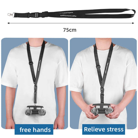 Adjustable Nylon Lanyard For DJI Avata 2 Avata FPV Remote Controller 3 2 Phantom 3 4 RC Transmitter Neck Strap Anti Drop Belt Sling