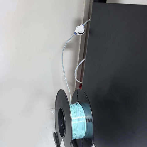 Manual Filament Feeder Adapter For BambuLab P1P P1S X1 X1C A1 AMS Lite Dryer Box with external spool support