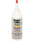 All-Purpose Synthetic Oil With Syncolon For 3D Printers, Tools And Maintenance, translucent white bottle, 4 oz front view