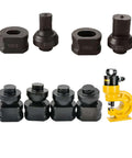 Set of oval hydraulic punching and notching dies for trimming and metalworking, 8x12mm chrome alloy, compatible with CH-60L machines