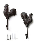 Vintage Cast Iron Rooster And Hen Wall Hooks Bring A Sick Farmhouse Vibe To Your Mudroom Kitchen Or Entryway With These Gutsy Decorative Hooks