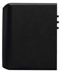 Classic 7 Inch Powered Two Way Studio Monitor With Built In Amps Pro Grade Bi Amped Design side view, showing ports and enclosure.