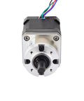 Front view of Nema 17 Geared Stepper Motor with Planetary Gearbox 5 to 1 Gear Ratio 0.35 Degree Step Angle Bipolar 4 Wire For 3D Printer