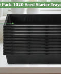 10 pack 1020 flat seed starter trays BPA free plastic nursery pots no drainage holes for seedlings microgreens