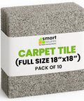 Pack of 10 Premium 18x18 Inch Peel And Stick Carpet Tiles For Easy DIY Install With Soft Padded Feel And Seamless Look Made In The USA