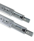 22 Inch Full Extension Ball Bearing Drawer Slides Side Mount 5 Pair Heavy Duty Zinc Plated Steel Quiet Smooth Glide 100 LB Capacity