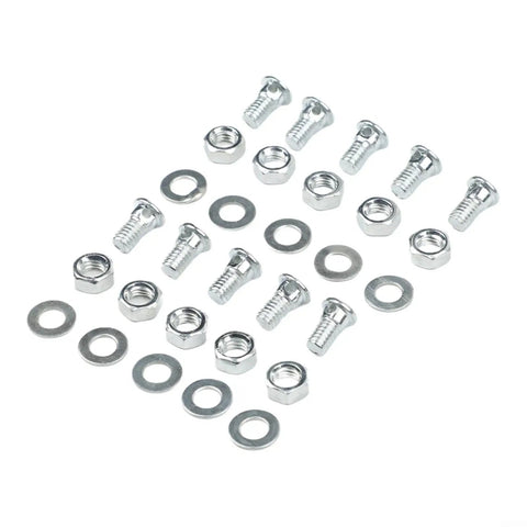 10 Pcs Bike Brake Pinch Bolts For V-Brake And Cantilever Systems, Heavy Duty Steel Cable Fixing Screws, Wire Fasteners Replacement Parts For Secure Cable Connection And Rock Solid Braking. steel bolts with nuts and washers